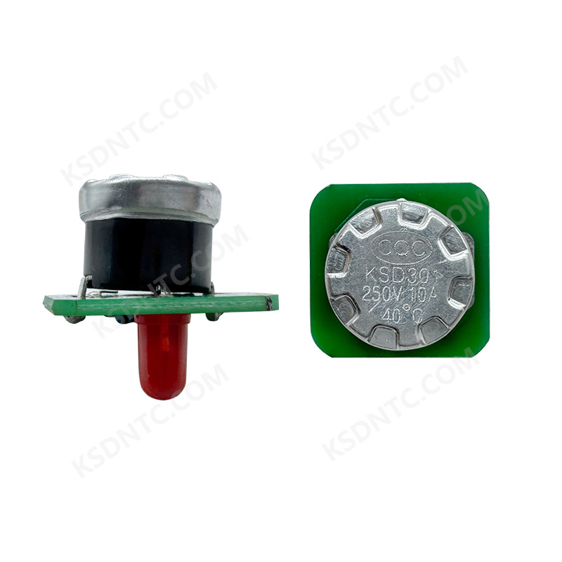 KSD301 round headed electric wood strip light board