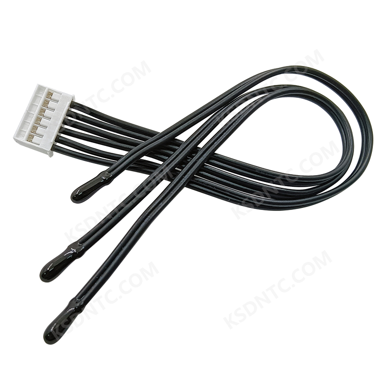 NTC thermistor water droplet head three wire